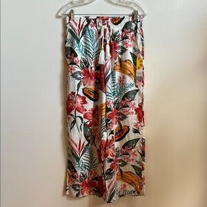 C&C California Multicolor Linen Blend Pants